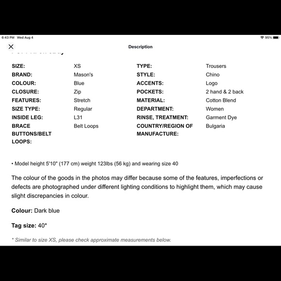 Mason’s, extra small - Picture 8 of 9